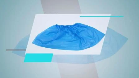 Couvre-chaussures anti-dérapant médical chirurgical en plastique imperméable pour salle blanche antistatique jetable pour la protection quotidienne de l'hôpital